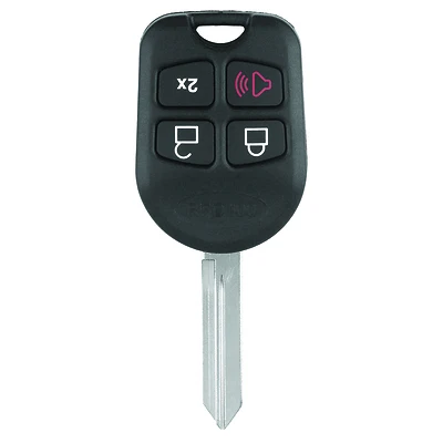 Hy-Ko 18FORD600 Transponder Key Blank, Double Sided, Ford Vehicles