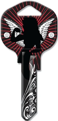 Hy-Ko 16005KW1-FRBL Fairy House Key Blank, Kwikset KW1 and Titan KW10