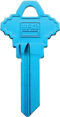 Hy-Ko 14010SC1 Key Blank for Schlage Locks, Aluminum, Single Sided