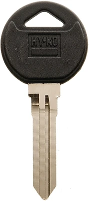 Hy-Ko 12005MZ13 Automotive Key Blank, Brass/Plastic, Nickel, Mazda
