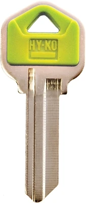 Hy-Ko 13005KW1PY Key Blank for Kwikset Locks, Brass/Plastic, Yellow
