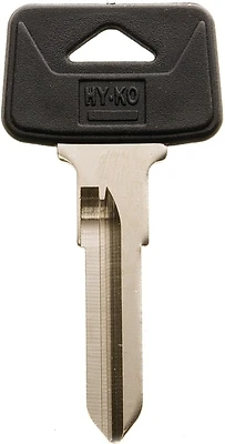 Hy-Ko 12005VL8 Automotive Key Blank, Brass/Plastic, Nickel, Volvo