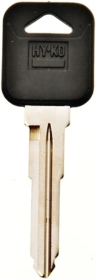 Hy-Ko 12005MZ19 Automotive Key Blank, Brass/Plastic, Nickel, Mazda