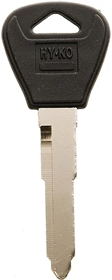 Hy-Ko 12005H76 Automotive Key Blank, Brass, Nickel, Ford/Lincoln/Mercury