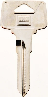 Hy-Ko 11010VL6 Automotive Key Blank, Double Sided, Brass, Volvo