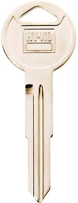 Hy-Ko 11010HD104 Automotive Key Blank, Brass, Nickel, Honda