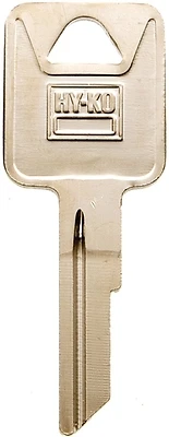 Hy-Ko 11010RA7 Automotive Key Blank, Brass Nickel, AMC Vehicles