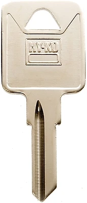 Hy-Ko 11010TM10 Key Blank, Brass, Nickel, Trimark Cabinet and House Locks