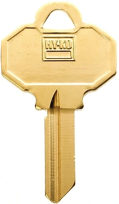 Hy-Ko 11010BW5 Key Blank, Brass Nickel, Baldwin Cabinet and House Locks