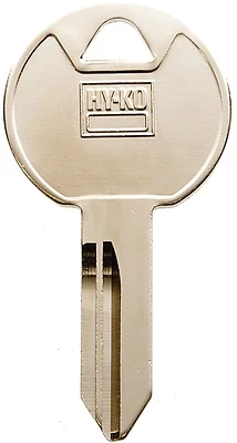 Hy-Ko 11010TM14 Key Blank, Brass Nickel, Trimark Cabinet and Padlocks
