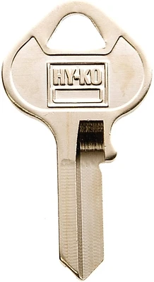 Hy-Ko 11010MH1 Key Blank, Brass, Nickel, Master Cabinet and House Locks