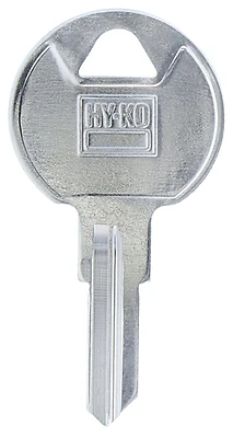 Hy-Ko 11010TM7 Key Blank, Brass, Nickel-Plated, Trimark TM7