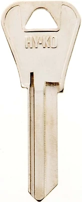Hy-Ko 11010WR4 Key Blank For Weiser Locks, Brass Nickel, Single Sided