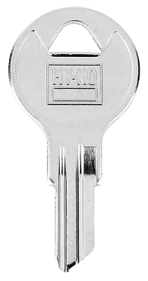 Hy-Ko 11010FH3 Key Blank, Brass, Nickel-Plated, For Fort FH3 Locks