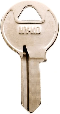 Hy-Ko M15 Key Blank, Brass, Nickel, For Master Locks