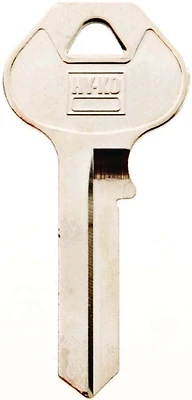 Hy-Ko 11010M14 Automotive Key Blank, Brass Nickel, Master Vehicle