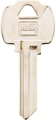 Hy-Ko 11010FR2 Key Blank, Brass, Nickel, For Fort Locks