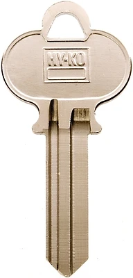 Hy-Ko 11010ER1 Key Blank, Brass, Nickel, For Earle Locks