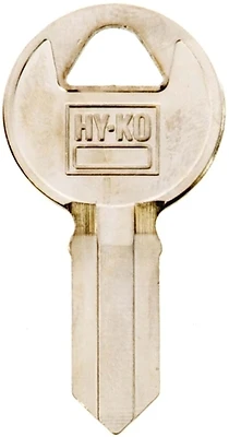 Hy-Ko 11010IL1 Key Blank, Brass, Nickel, Illinois Cabinet Locks