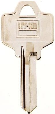 Hy-Ko 11010NA25 Brass Key Blank, National Cabinet and House Locks