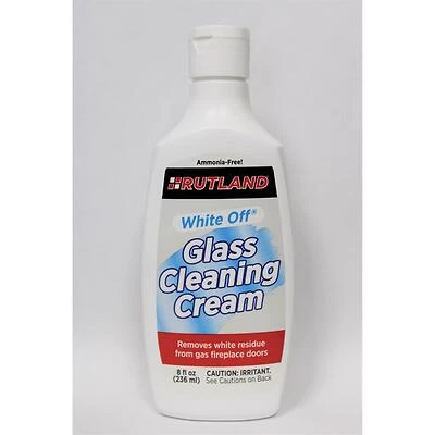 Rutland 565 White Off Glass Cleaning Cream, Non-Abrasive, 8 Oz