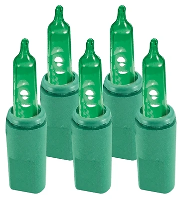 70-lamp Italian Style Led Light Set, 17.1 Ft, Green Wire