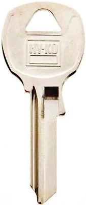 Hy-Ko 11010NA12 Brass Key Blank, National Cabinet and House Locks