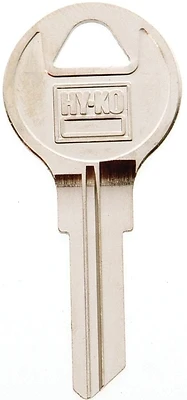 Hy-Ko 11010AP5 Key Blank, Brass Nickel, Chicago Cabinet and House Locks
