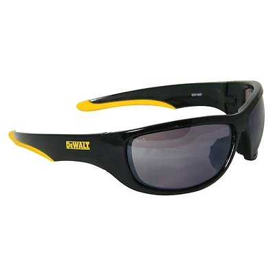 Dominator Safety Glasses With Silver Lens And Black Frame - Model Dpg94-6c