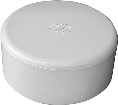 6 Inch Pvc Dwv Hub Pipe Cap For Drainage Systems