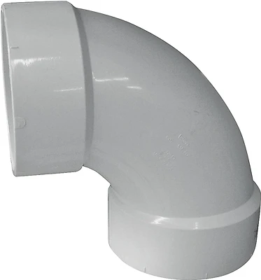 4 Inch Pvc 90 Degree Sanitary Dwv Elbow Pipe Fitting