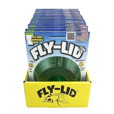 Billy Bob 41050 Fly-Lid Fly Trap, Organic Bait Station, 2-Pack