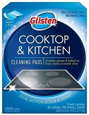 Gc0608t Cooktop And Kitchen Cleaning Pad - Non-abrasive, Perforated Design
