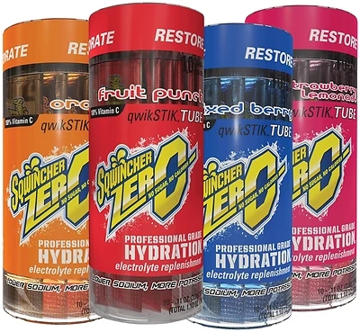 X440-mk600 Qwik Stik Electrolyte Drink Mix Powder, Assorted Flavors, 0.11 Oz Tube