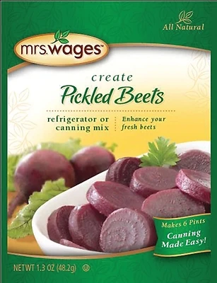Pickled Beets Canning Mix, 12-pack, 1.33 Oz Pouches, Model W612-j2425