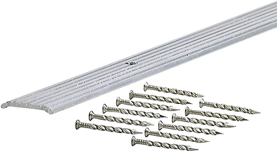 Silver 3/4 In. X 6 Ft. Aluminum Seam Binder For Flooring