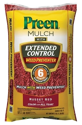 2-cu Ft Mulch Plus Weed Control And Barrier, Granular, Russet Red