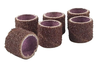 Forney 60220 Sanding Drum Refill Sleeves, 1/2 x 1/2 In., Red Grit