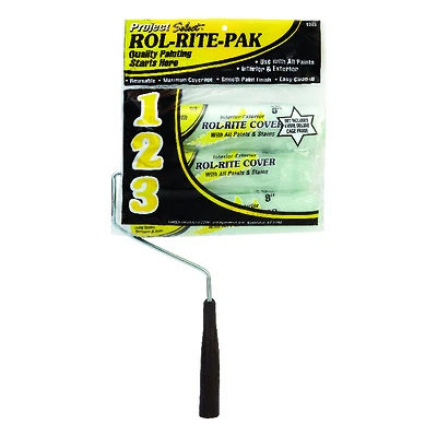 Project Select 9 In. Regular Paint Roller Kit With Threaded End - 4 Piece Set