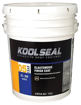 Acrylic Elastomeric Roof Coating 5 Year Warranty 5 Gallon