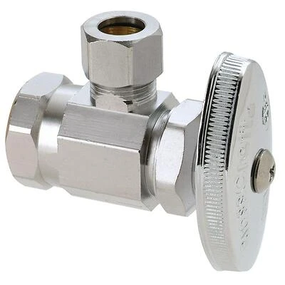 1/2 In. Fip Inlet X 3/8 In. O.d. Comp Outlet Multi Turn Angle Valve