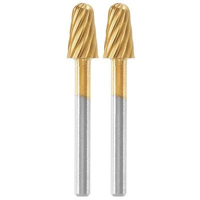Dremel 117HP Max Life High Speed Steel Bullet Cutter, 1/4 In. x 1.5 In., 2-Pack