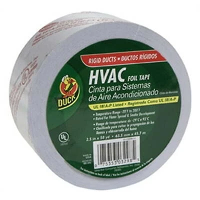 Hvac Aluminum Foil Tape With Liner 2.5 Inch X 50 Yards Af 100 Rigid Ducts