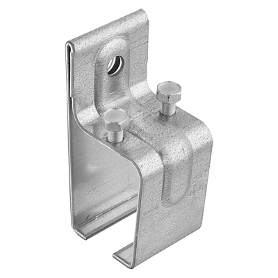 B51gbc Single Round Rail Splice Bracket Galvanized Steel