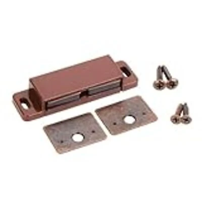 15lb Double Magnetic Catch - Brown/bronze - Model 50622-r - 40 Pack