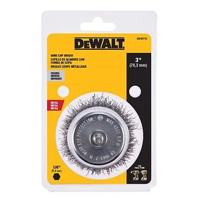 DeWalt DW49718 Coarse Crimped Wire Cup Brush, 3 In.
