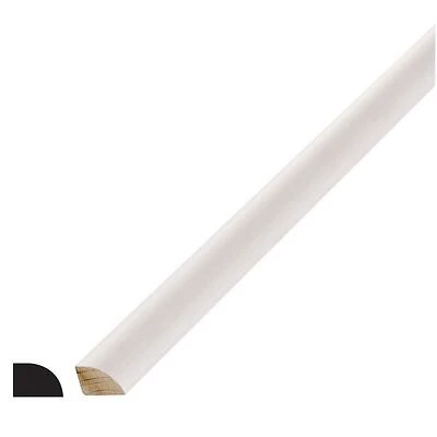 Wm 126 1/2 In. X 3/4 In. X 96 In. Primed Pine Finger-jointed Shoe Base Moulding
