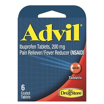 Advil 200 mg Orange Pain Reliever/Fever Reducer 6 pk