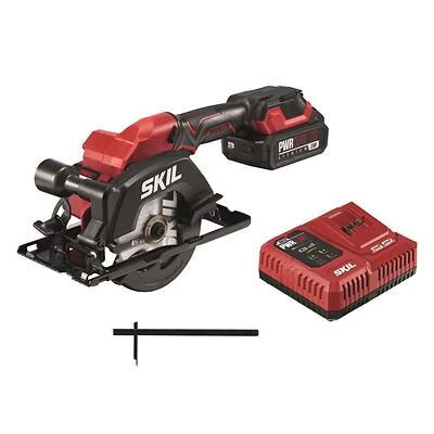 Pwr Core 20v 4-1/2 In. Cordless Brushless Circular Saw Kit With Battery & Charger