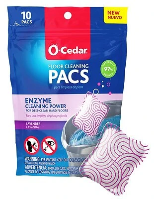 O-Cedar 172402 Hard Floor Cleaner PACS, Lavender Scent, 10 Oz